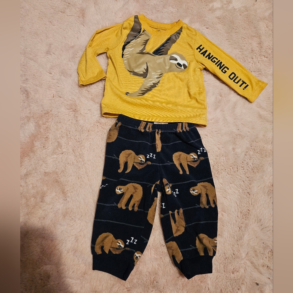 Just one you carter's 12m sloth pajamas
